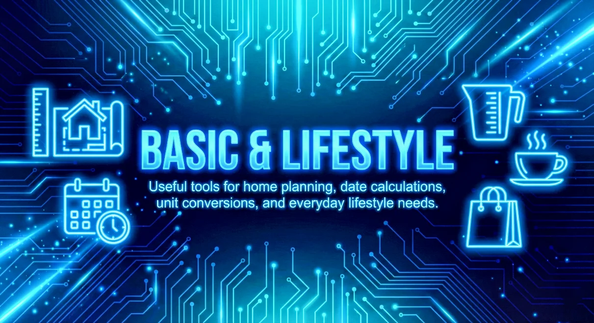 basics and lifestyle calculator - calcukit