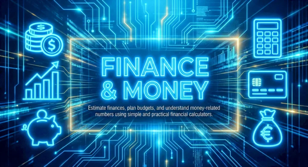 finance and money calculators - calcukit