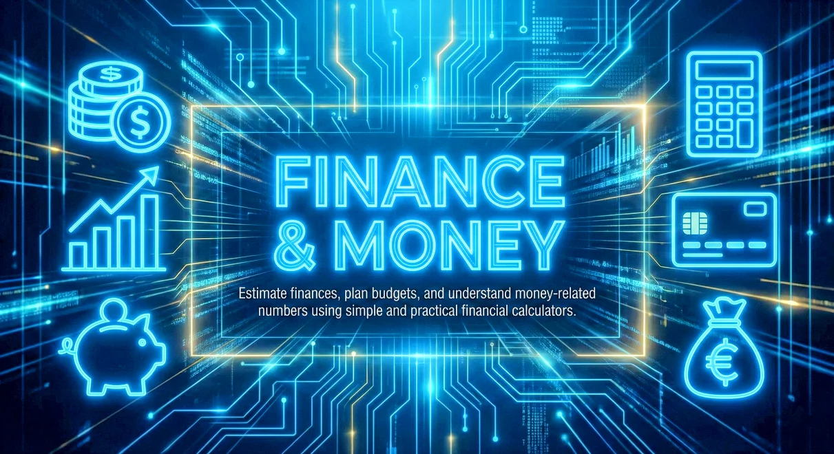 finance and money calculators - calcukit